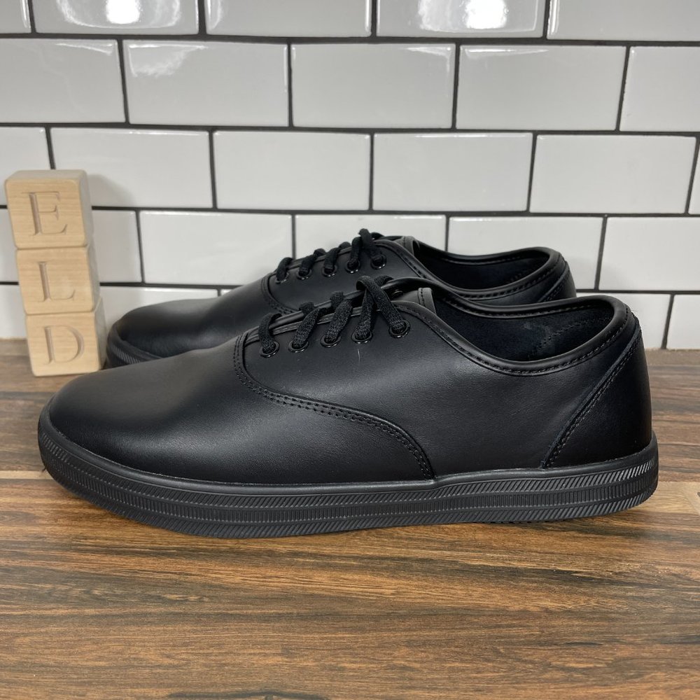 TredSafe Kensley Women's Size 9 Shoes Black Leather Slip Resistant Career Oxford